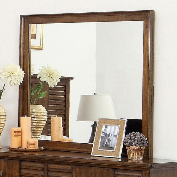 Eola CM7981M Walnut Transitional Mirror By Furniture Of America - sofafair.com