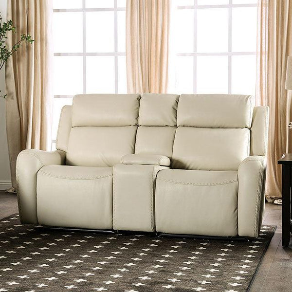 Barclay CM9907-LV Beige Transitional Power Loveseat By Furniture Of America - sofafair.com