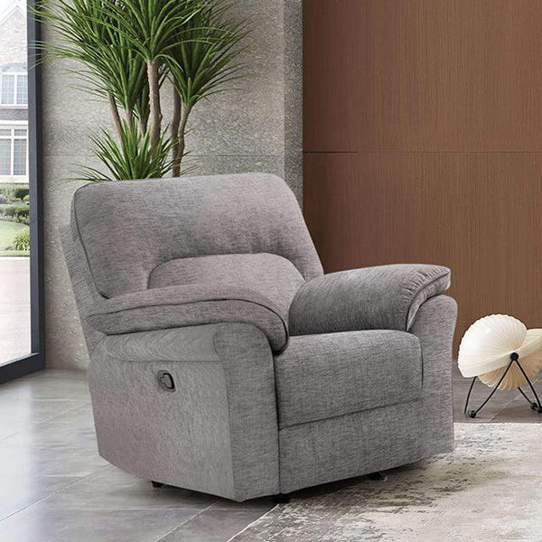 Josias CM9908DV-CH Light Gray Transitional Chair By Furniture Of America - sofafair.com