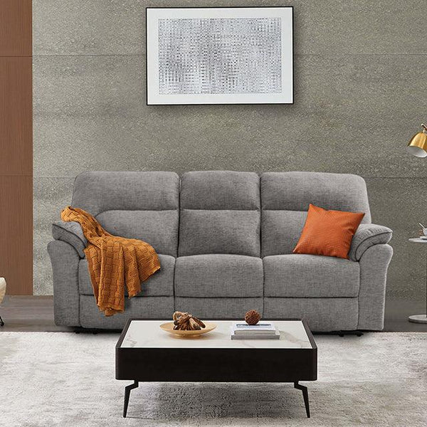 Josias CM9908DV-SF Light Gray Transitional Sofa By Furniture Of America - sofafair.com