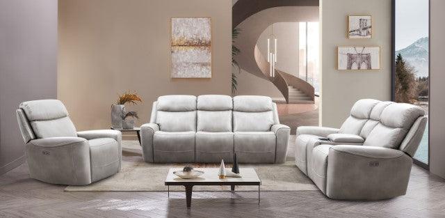 Artemia CM9922FG-LV-PM Light Taupe Transitional Power Loveseat By Furniture Of America - sofafair.com
