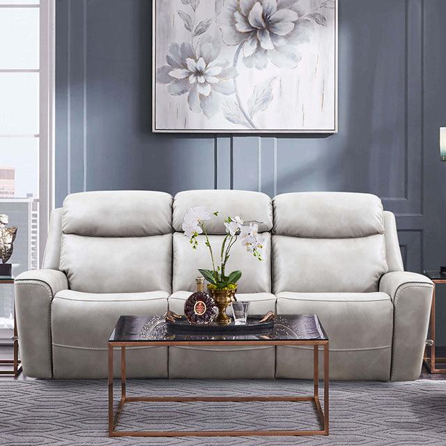 Artemia CM9922FG-SF-PM Light Taupe Transitional Power Sofa By Furniture Of America - sofafair.com