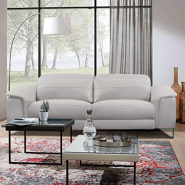 Ascona CM9927FG-SF-PM Light Taupe Contemporary Power Sofa By Furniture Of America - sofafair.com