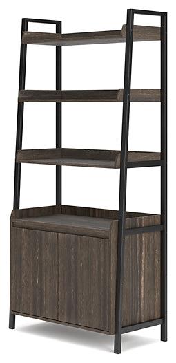 Zendex 72" Bookcase H304-17 Brown/Beige Contemporary Home Office Storage By Ashley - sofafair.com