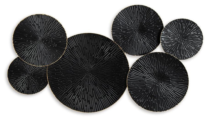 Rhetlen Wall Decor A8010301 Black/Gray Contemporary Wall Art Sculptures By Ashley - sofafair.com