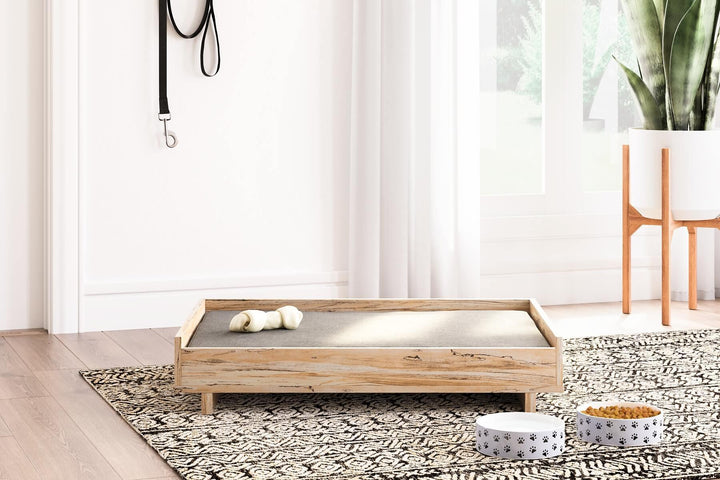 Piperton Pet Bed Frame EA1221-200 Brown/Beige Contemporary Pet Beds By Ashley - sofafair.com