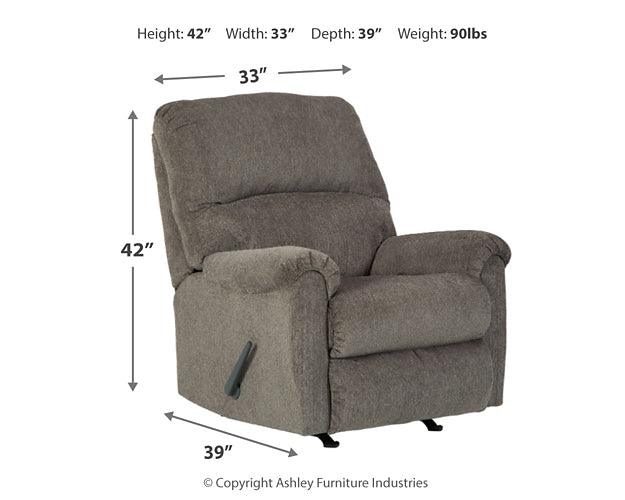 Dorsten Recliner 7720425 Black/Gray Contemporary Motion Upholstery By Ashley - sofafair.com