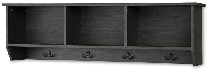 A8010271 Black/Gray Casual Mansi Wall Shelf By Ashley - sofafair.com