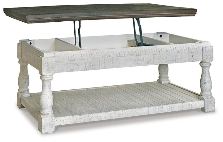 Havalance Lift-Top Coffee Table T814-9 White Casual Cocktail Table Lift By Ashley - sofafair.com