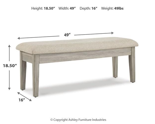 Parellen 48" Bench D291-00 Black/Gray Casual Casual Seating By Ashley - sofafair.com