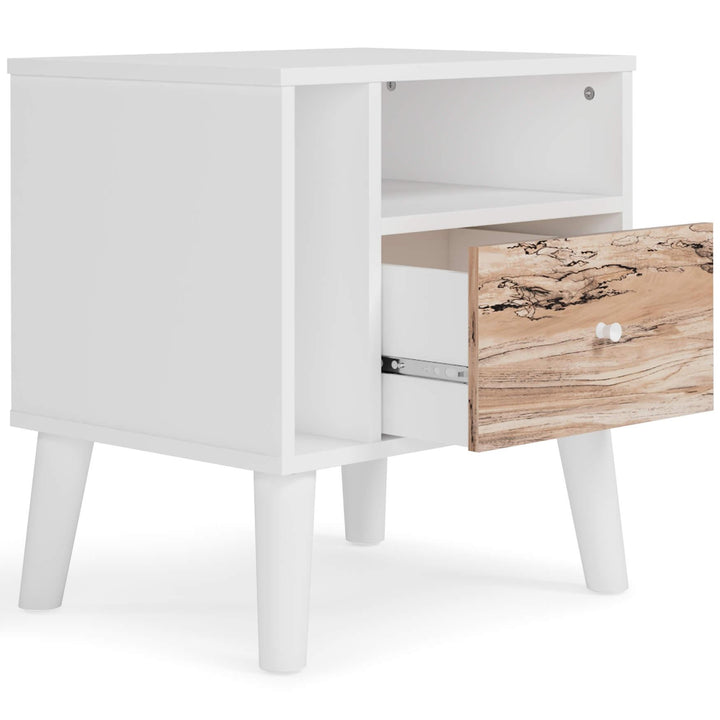 Piperton Nightstand EB1221-291 White Contemporary Youth Bed Cases By AFI - sofafair.com