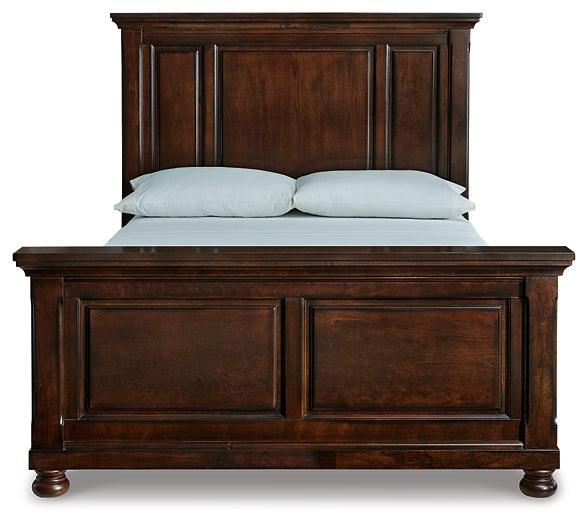 Porter Queen Panel Bed B697B2 Brown/Beige Casual Master Beds By Ashley - sofafair.com