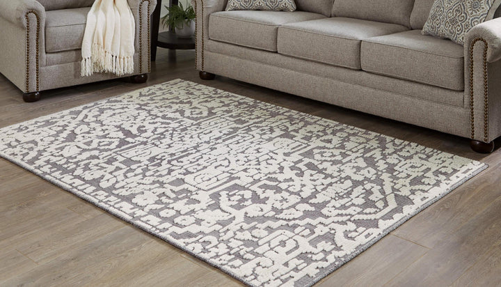 Oddetteley R406261 White Traditional Rug Large By Ashley - sofafair.com