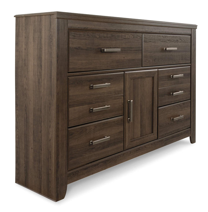 B251B1 Brown/Beige Casual Juararo Dresser and Mirror By Ashley - sofafair.com