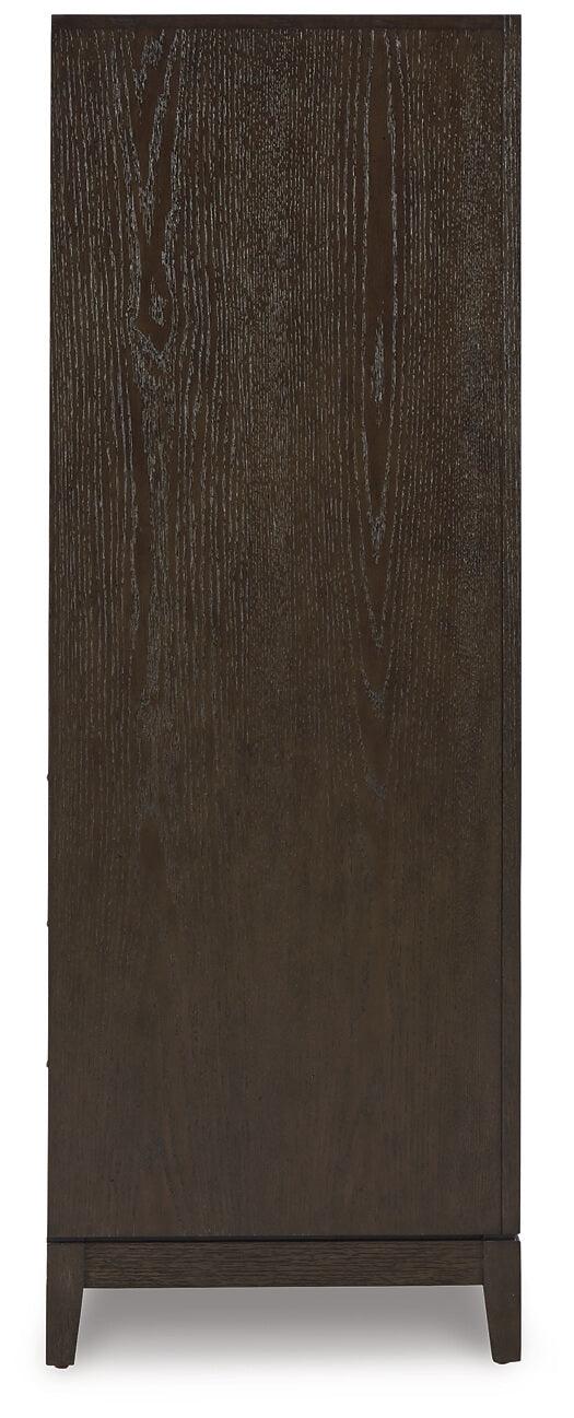 Burkhaus Chest of Drawers B984-46 Brown/Beige Contemporary Master Bed Cases By AFI - sofafair.com