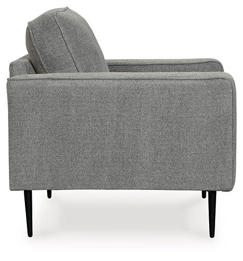 Hazela Chair 4110220 Black/Gray Contemporary Stationary Upholstery By Ashley - sofafair.com