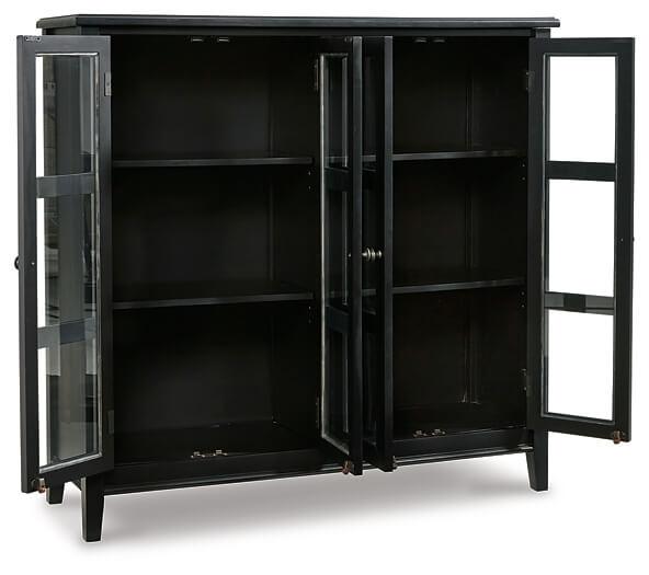 T959-40 Black/Gray Casual Beckincreek Accent Cabinet By AFI - sofafair.com