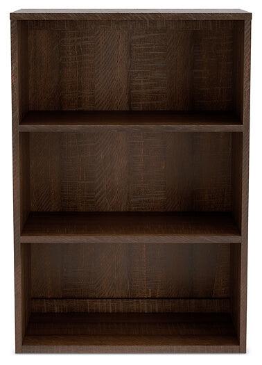 Camiburg 36" Bookcase H283-16 Brown/Beige Casual Home Office Storage By AFI - sofafair.com