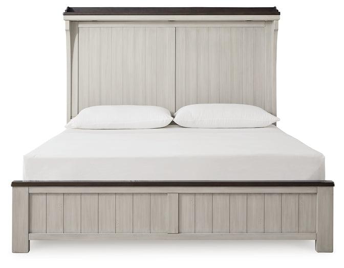 Darborn California King Panel Bed B796B5 Black/Gray Casual Master Beds By AFI - sofafair.com
