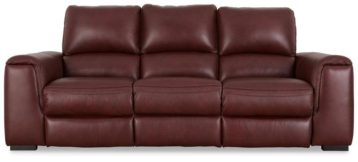 Alessandro Power Reclining Sofa U2550115 Red/Burgundy Contemporary Motion Upholstery By Ashley - sofafair.com