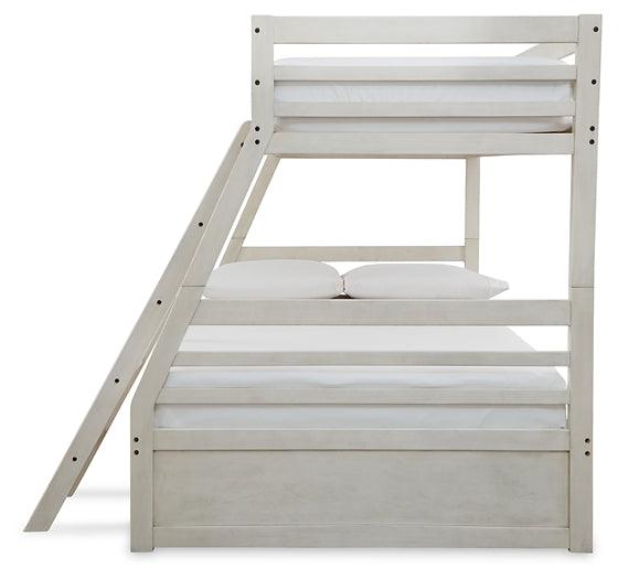 Robbinsdale Twin over Full Bunk Bed with Storage B742B16 White Casual Youth Beds By Ashley - sofafair.com