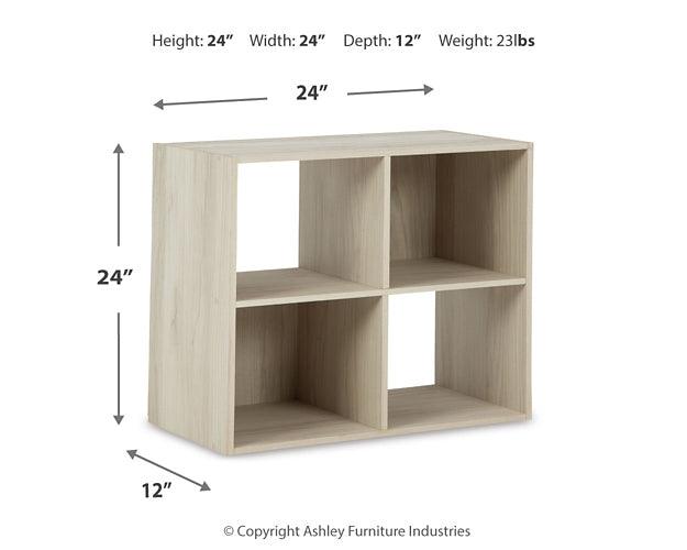 Socalle Four Cube Organizer EA1864-2X2 Natural Contemporary EA Furniture By Ashley - sofafair.com