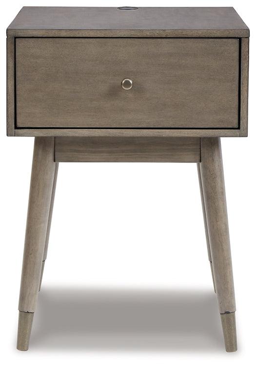 A4000298 Black/Gray Contemporary Paulrich Accent Table By Ashley - sofafair.com