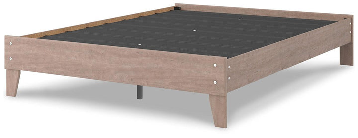 Flannia Queen Platform Bed EB2520-113 Black/Gray Casual Master Beds By Ashley - sofafair.com