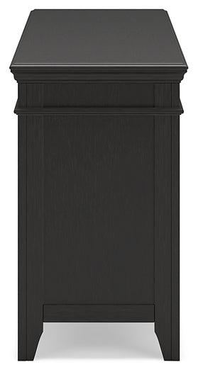 Beckincreek Credenza H778-46 Black/Gray Traditional Curio By Ashley - sofafair.com