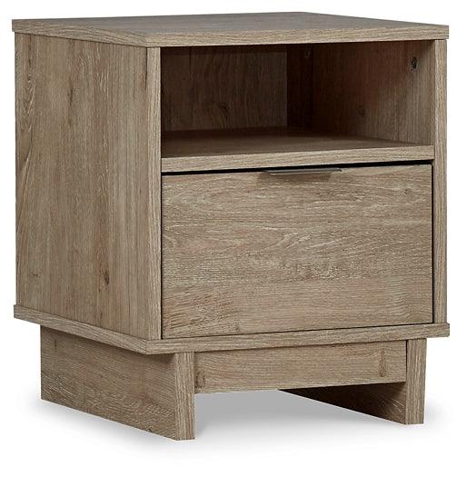 Oliah Nightstand EB2270-291 Natural Contemporary Youth Bed Cases By Ashley - sofafair.com