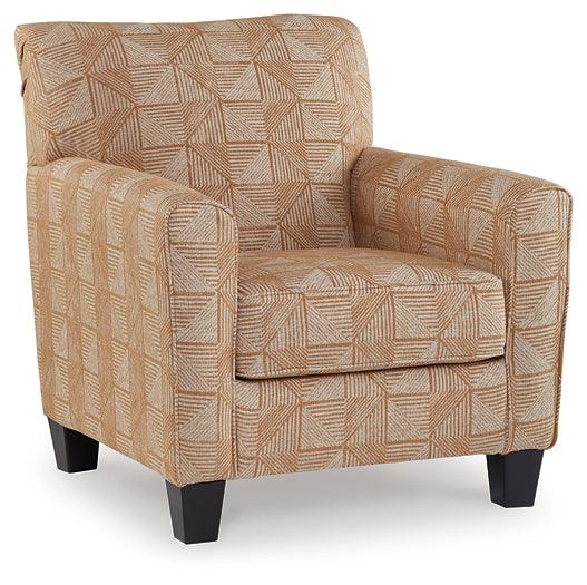 Hayesdale Accent Chair A3000656 Brown/Beige Contemporary Stationary Upholstery Accents By Ashley - sofafair.com