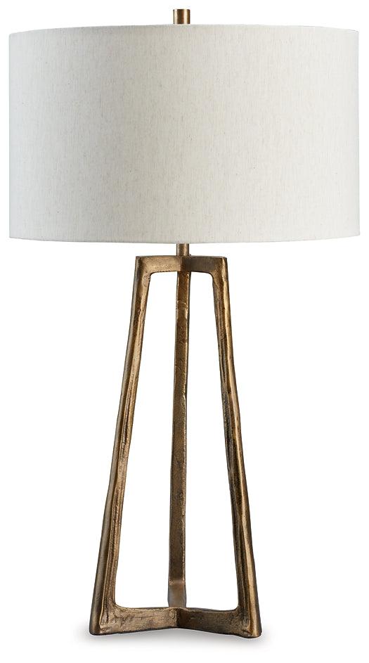 L208354 Metallic Casual Ryandale Table Lamp By Ashley - sofafair.com