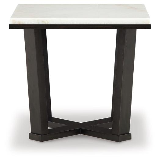 T770-2 White Contemporary Fostead End Table By Ashley - sofafair.com