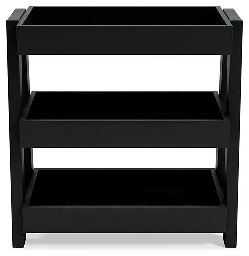 Blariden Shelf Accent Table A4000365 Black/Gray Casual Decorative Oversize Accents By Ashley - sofafair.com