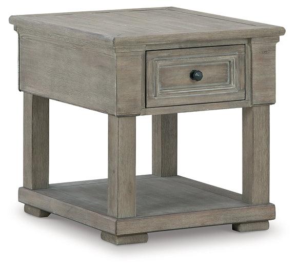 T659-3 Brown/Beige Casual Moreshire End Table By Ashley - sofafair.com