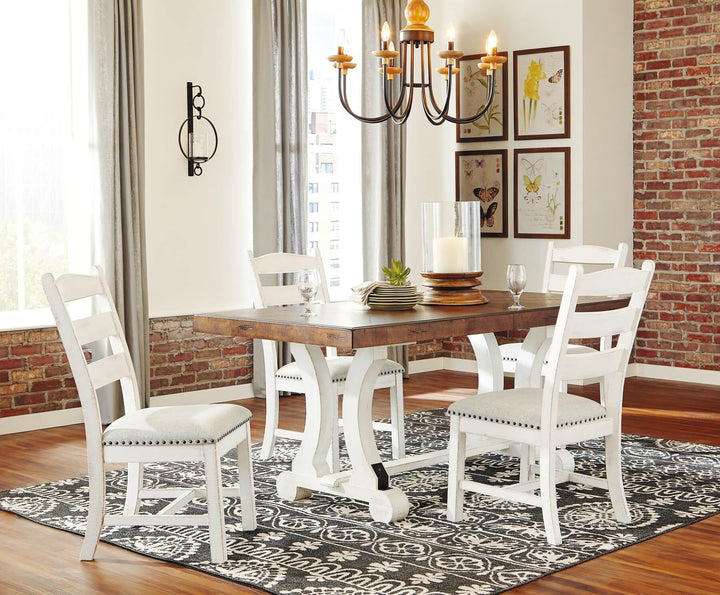 D546-01 White Casual Valebeck Dining Chair By Ashley - sofafair.com