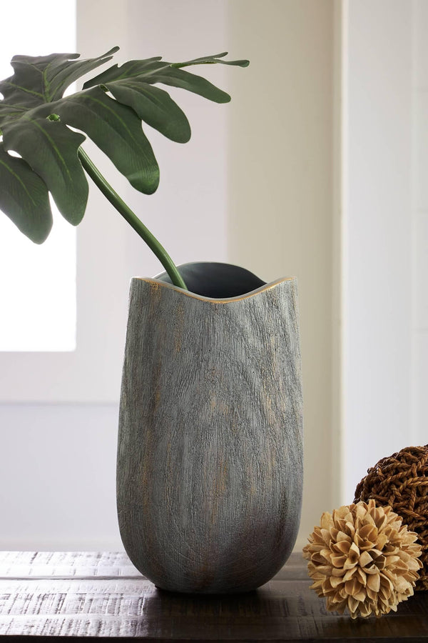 A2000548 Black/Gray Casual Iverly Vase By Ashley - sofafair.com