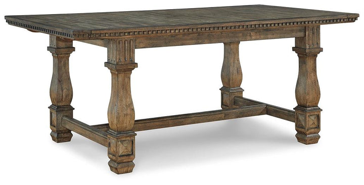 Markenburg Dining Extension Table D770-45 Brown/Beige Traditional Formal Tables By Ashley - sofafair.com