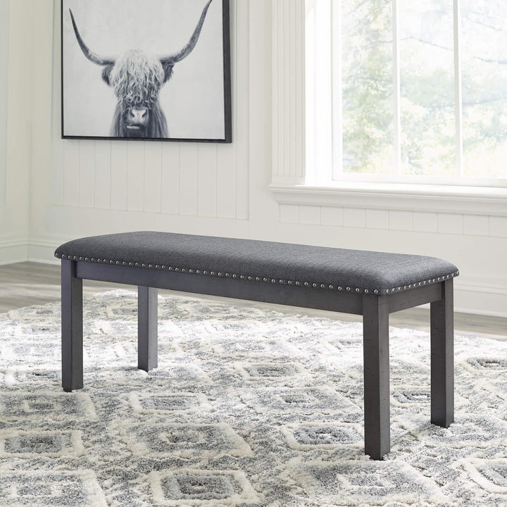 Myshanna Dining Bench D629-00 Black/Gray Casual Casual Seating By Ashley - sofafair.com