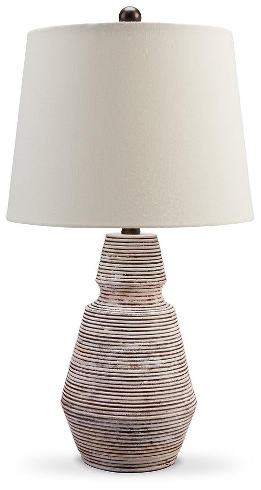 Jairburns Table Lamp (Set of 2) L243284 White Casual Table Lamp Pair By Ashley - sofafair.com
