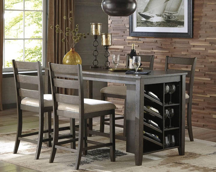 Rokane Counter Height Bar Stool D397-124 Brown/Beige Casual Barstool By Ashley - sofafair.com