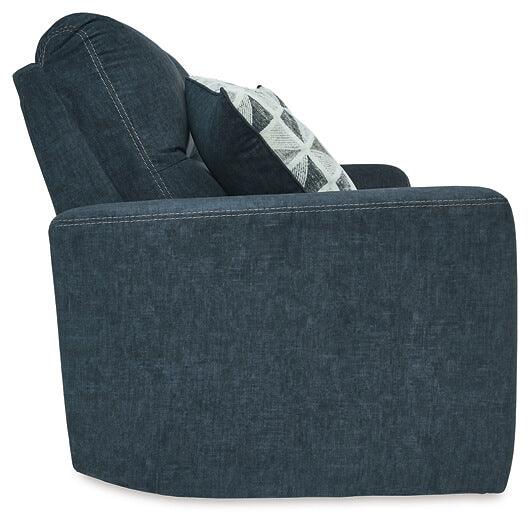 Paulestein Power Reclining Sofa 1550447 Blue Contemporary Motion Upholstery By AFI - sofafair.com