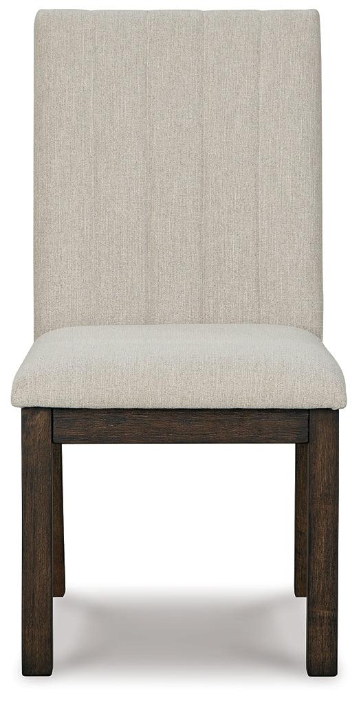 D748-01 Brown/Beige Casual Dellbeck Dining Chair By Ashley - sofafair.com