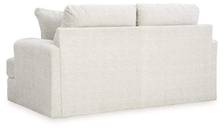 3140335 White Contemporary Karinne Loveseat By Ashley - sofafair.com