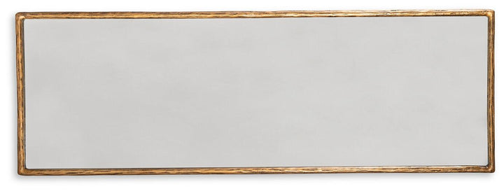 Ryandale Floor Mirror A8010265 Metallic Contemporary Decorative Oversize Accents By AFI - sofafair.com