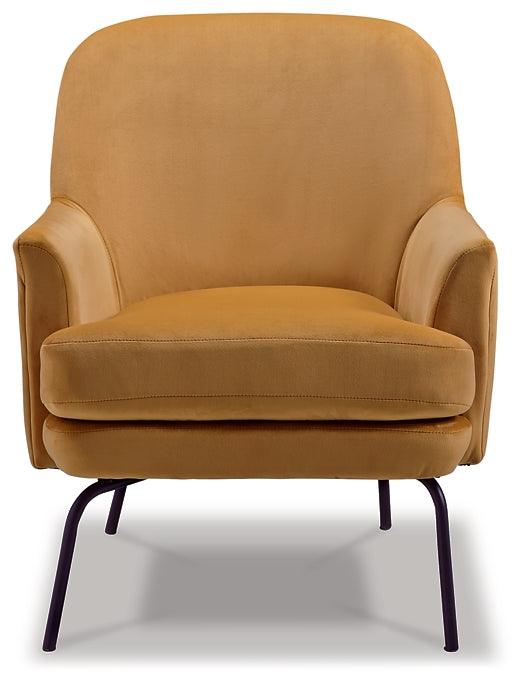 Dericka Accent Chair A3000237 Yellow Contemporary Accent Chairs - Free Standing By Ashley - sofafair.com