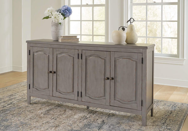 T784-40 Black/Gray Traditional Charina Accent Cabinet By Ashley - sofafair.com