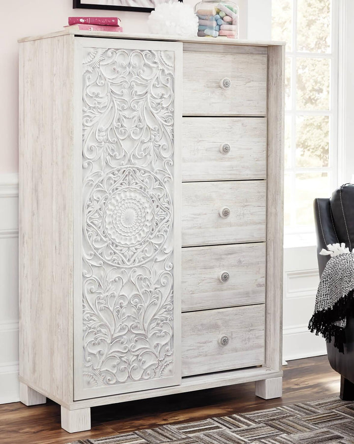 Paxberry Dressing Chest B181-48 White Traditional Youth Bed Cases By Ashley - sofafair.com
