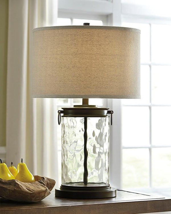 L430324 Brown/Beige Casual Tailynn Table Lamp By Ashley - sofafair.com