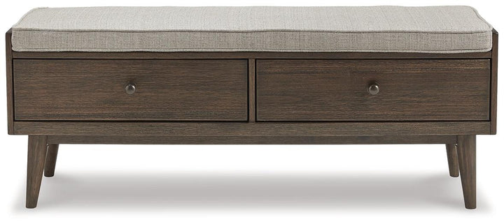 Chetfield Storage Bench A3000248 Brown/Beige Contemporary Accent Chairs - Free Standing By Ashley - sofafair.com